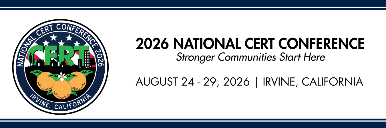 2026 National CERT Conference logo with 