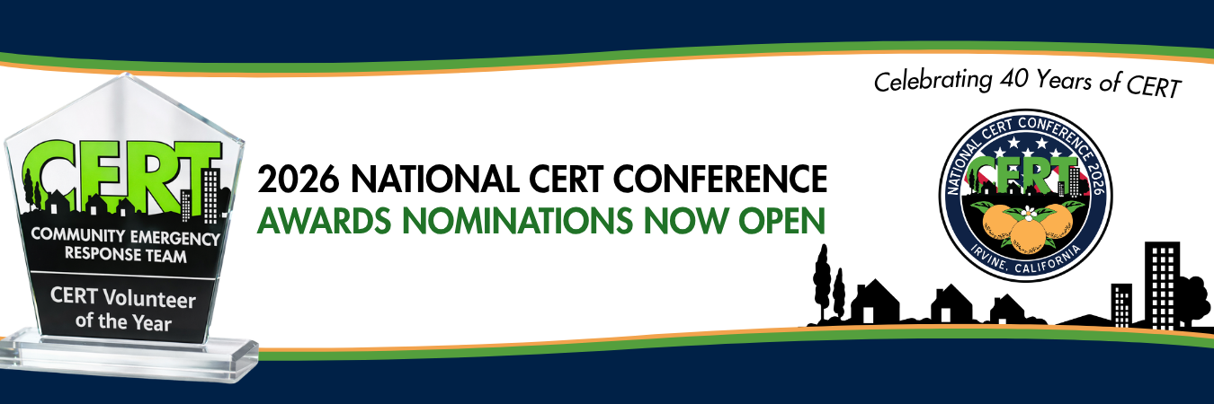 2026 National CERT Conference Award Nominations Now Open